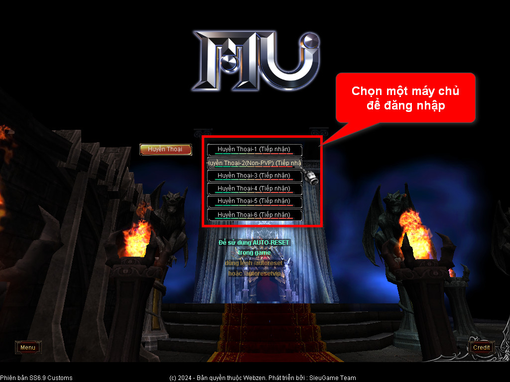 Chức năng chính của Game MU Thái Tử