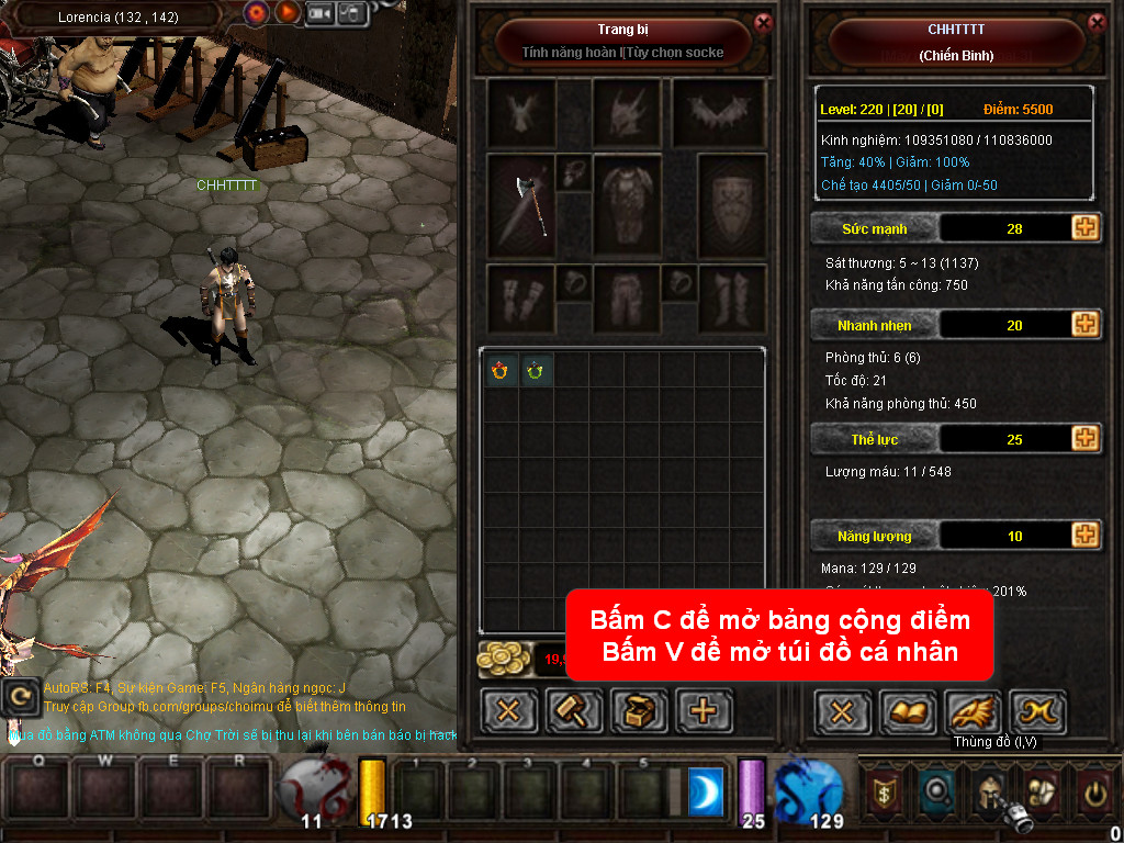 Chức năng chính của Game MU Thái Tử